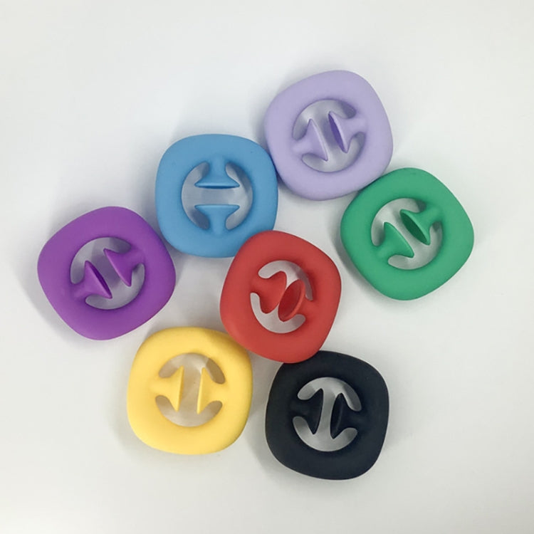 2 PCS Silicone Grip Arm Muscles Exerciser Five-Finger Strength Training Grip Ring, Random Colour Delivery