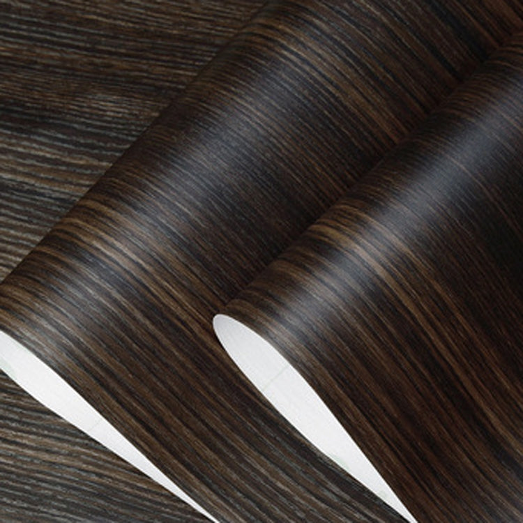 Wardrobe Furniture PVC Waterproof Antifouling Wood Grain Self-Adhesive Stickers, Specification: 60cm x 5m