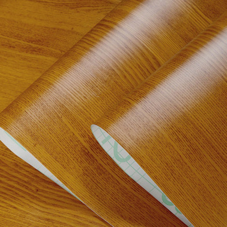 Wardrobe Furniture PVC Waterproof Antifouling Wood Grain Self-Adhesive Stickers, Specification: 60cm x 5m