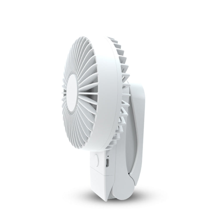 GT-1818 Handheld Clip Fan Desktop Student Stroller USB Small Fan, Colour: White