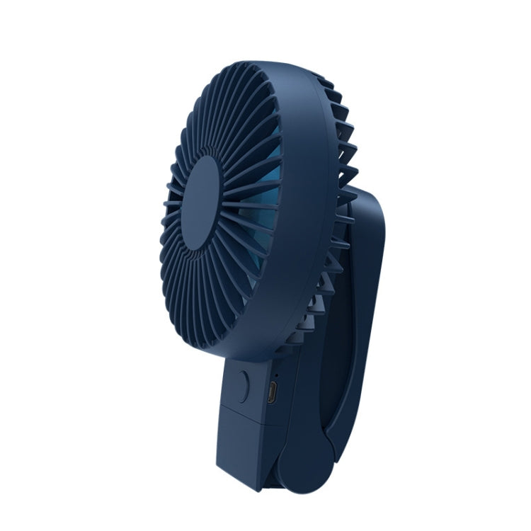 GT-1818 Handheld Clip Fan Desktop Student Stroller USB Small Fan, Colour: Blue