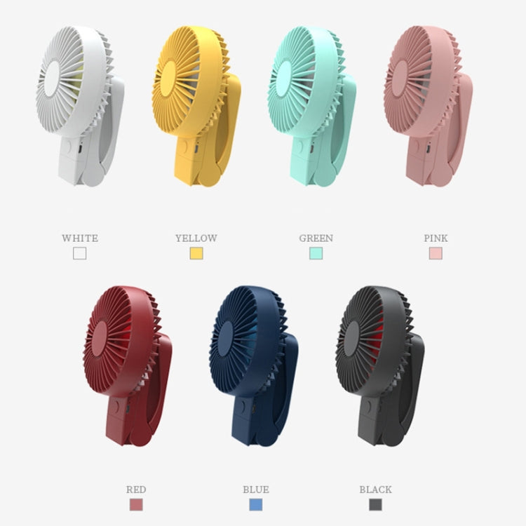 GT-1818 Handheld Clip Fan Desktop Student Stroller USB Small Fan, Colour: Blue