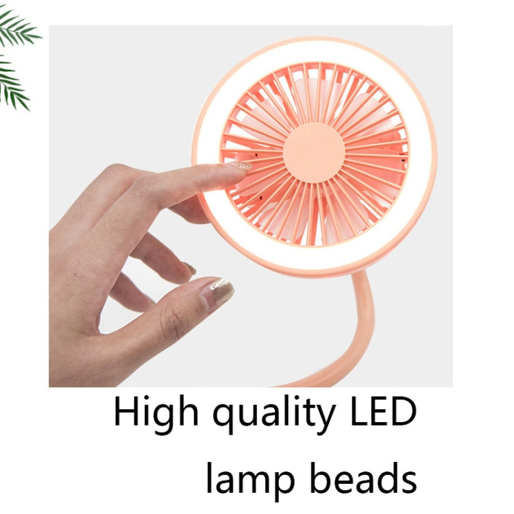 ZW-2811 Shower Desk Lamp Mini Fan Dormitory Bedside Desk Baby Stroller Clip Fan