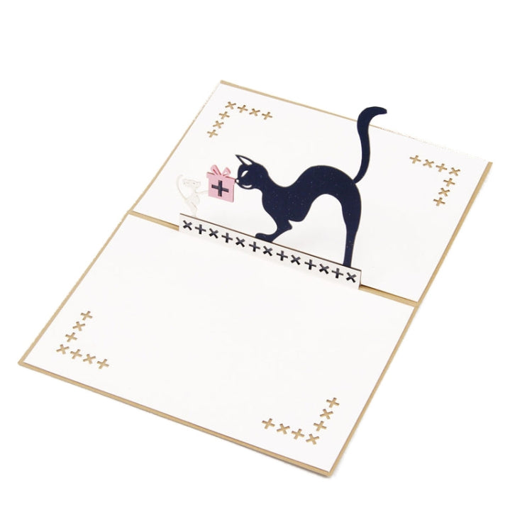 3 PCS 3D Stereo Greeting Card Handmade Birthday Greeting Card