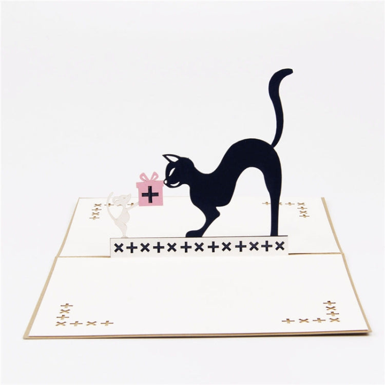 3 PCS 3D Stereo Greeting Card Handmade Birthday Greeting Card