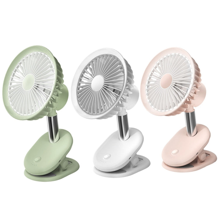 BP35 Clip 360-degree Rotating Student Dormitory Desktop Fan(White)