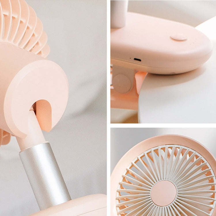 BP35 Clip 360-degree Rotating Student Dormitory Desktop Fan(White)