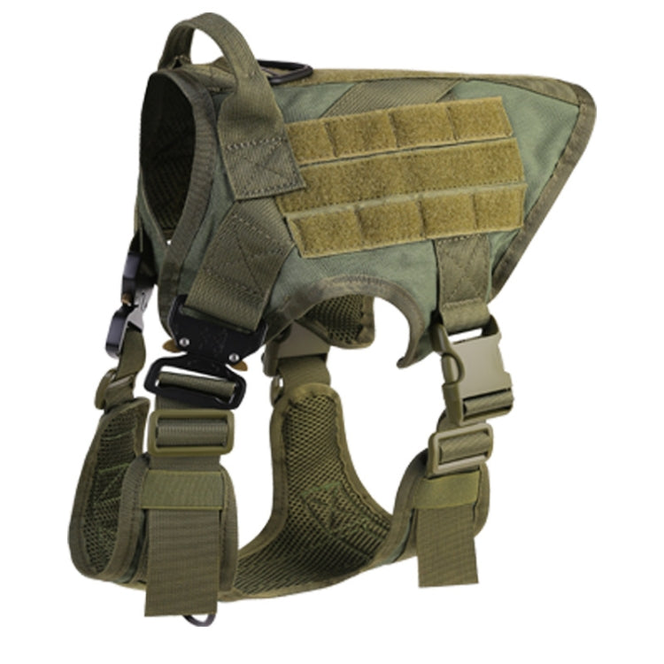 Dog Harness Nylon Breathable And Waterproof Outdoor Dog Vest, Specification: XL(Green)