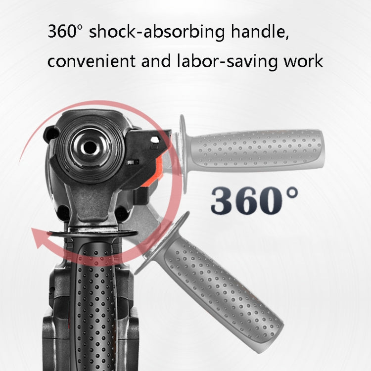 NANWEI Industrial Grade Brushless Impact Drill Multi-Function Wireless Lithium Battery Dual-Use Electric Drill, CN Plug(528TV Lithium 2 Batteries 1 Charger)