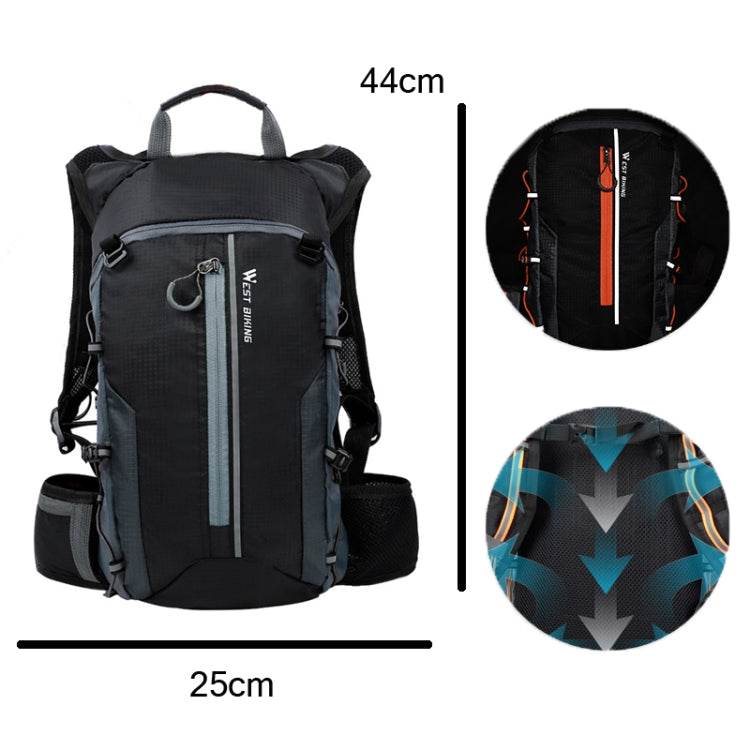 WEST BIKING Mountain Bike Riding Backpack Outdoor Lightweight Travel Bag