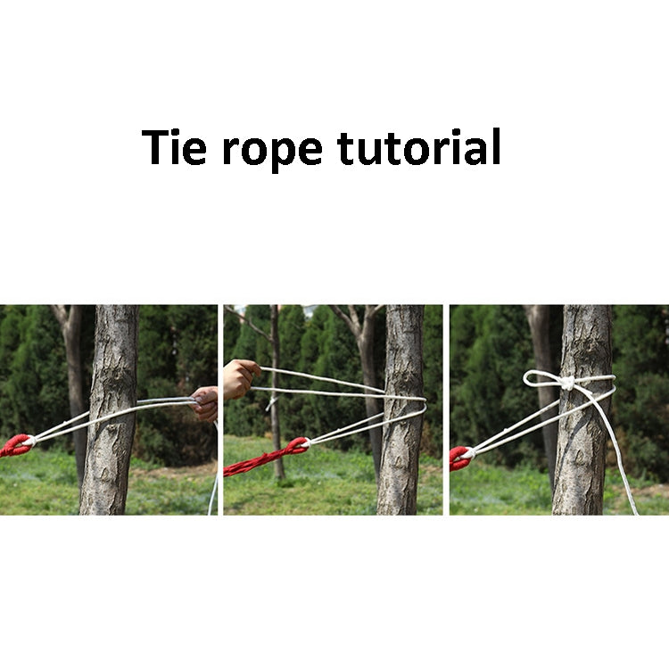 Thick Canvas Hammock Field Rollover Prevention Outdoor  Hammock Swing 260x100 No Stick (Blue Stripes)
