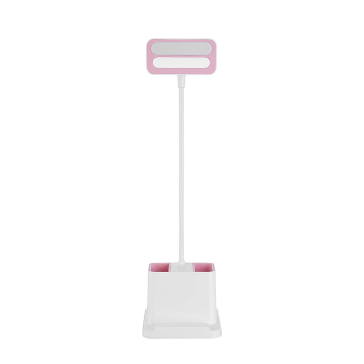 XMQ-TD09 Multi-Function Pen Holder Lamp LED Eye Protection Learning Reading Table Lamp, Colour: White