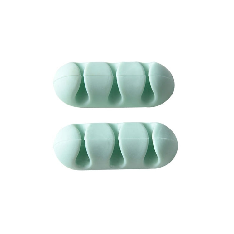 10 PCS Paste Type Headphone Data Cable Organizer