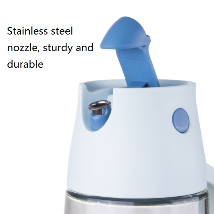 Kitchen Automatic Opening And Closing Oil Can Leak-Proof Seasoning Bottle With Lid, Capacity: 550ml (White)