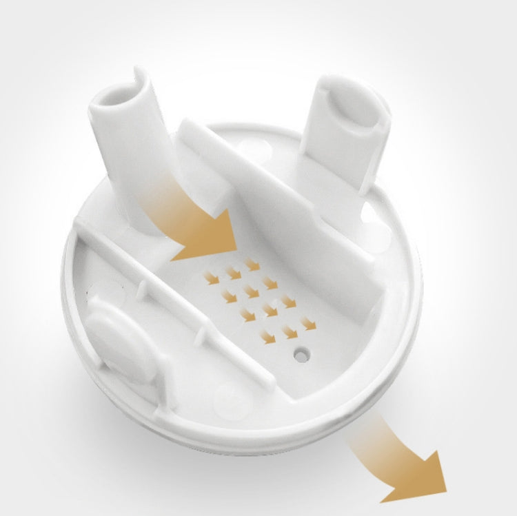 Kitchen Automatic Opening And Closing Oil Can Leak-Proof Seasoning Bottle With Lid, Capacity: 550ml (White)
