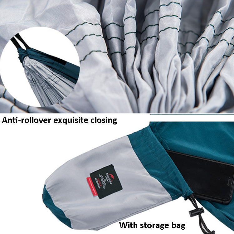 Naturehike Ultra-Light Field Hammock Outdoor Camping Children College Dormitory  Swing Single (Elegant Gray)