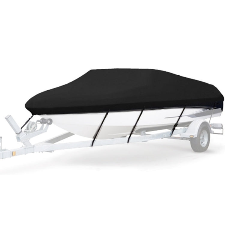 210D Waterproof Boat Cover Speedboat Towed Fishing V-Shaped Boat Cover Rain And Sun Protection Cover, Specification: 14-16FT 530x290cm