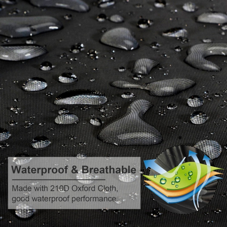 210D Waterproof Boat Cover Speedboat Towed Fishing V-Shaped Boat Cover Rain And Sun Protection Cover, Specification: 14-16FT 530x290cm