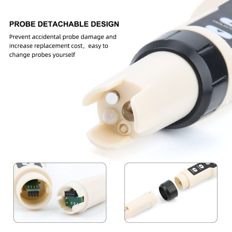 Portable Hydrogen-Rich Pen PH Meter/ORP/TEMP 4 in 1 Test Pen