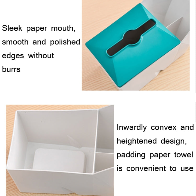 2 PCS Cartoon Elephant Tissue Box Desktop Multi-function Storage Box Household Mobile Phone Holder