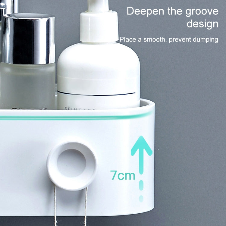 Bathroom Wall-Mounted Toothbrush Rack Toiletries Storage Rack