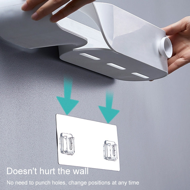 Bathroom Wall-Mounted Toothbrush Rack Toiletries Storage Rack