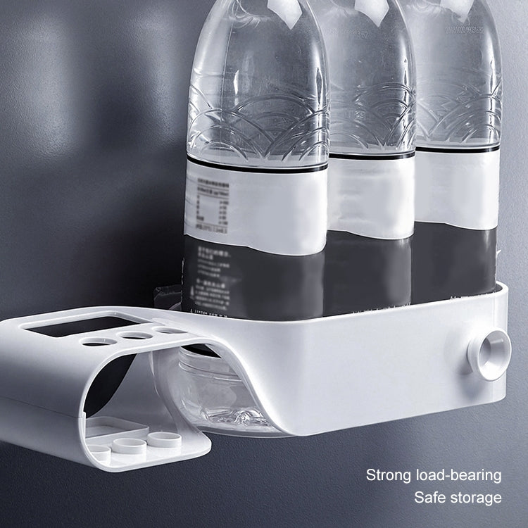 Bathroom Wall-Mounted Toothbrush Rack Toiletries Storage Rack