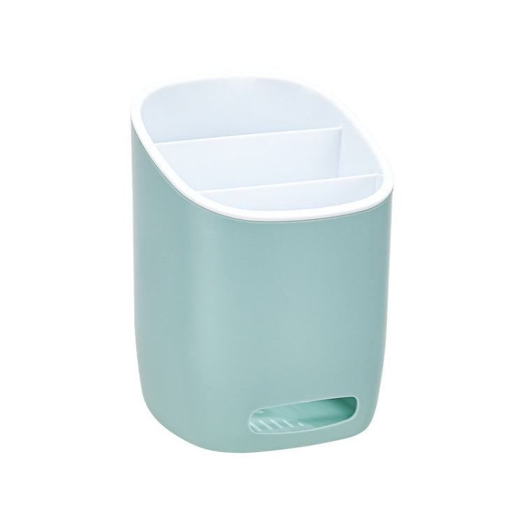 3 PCS Double-Layer Compartment Drain Chopstick Cage Multifunctional Kitchen Tableware Storage Box