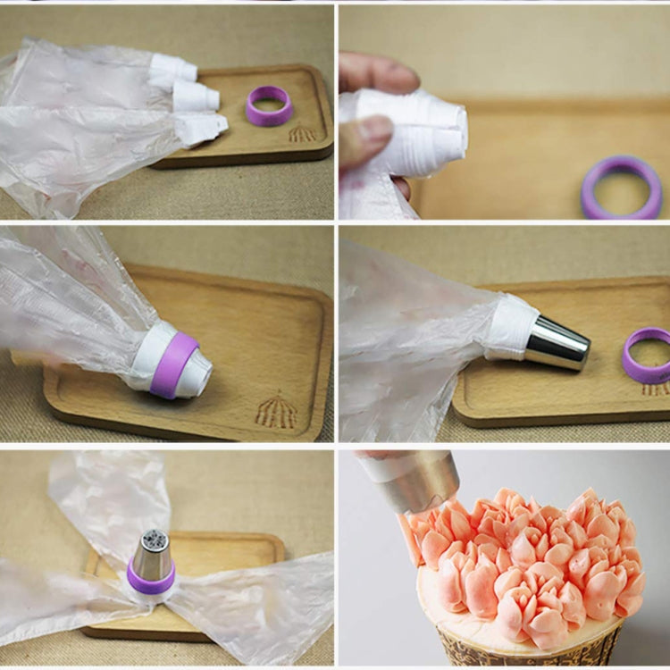 2 Sets 27 in 1 Decorating Mouth Set Seamless Cream Squeezing Mouth