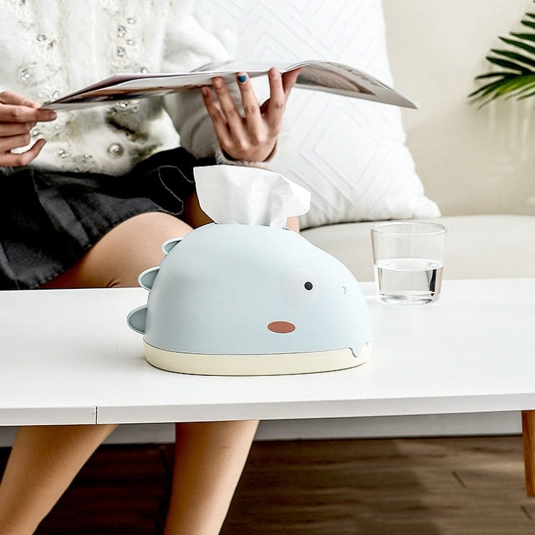 2 PCS Home Desktop Cartoon Tissue Box Pumping Box