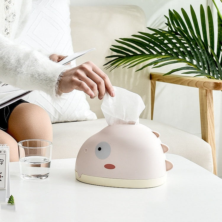 2 PCS Home Desktop Cartoon Tissue Box Pumping Box