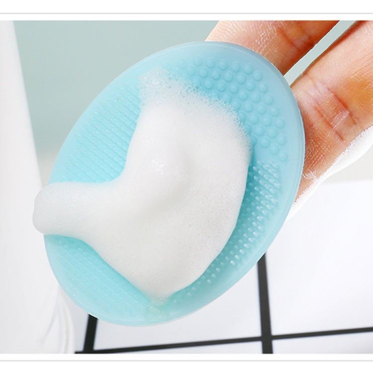 10 PCS Cleaning Pad Wash Face Facial Exfoliating Brush SPA Skin Scrub Cleanser Tool