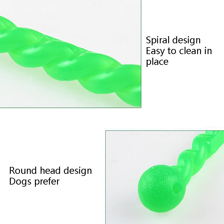 4 PCS Pet Rubber Molar Rods Are Playable And Bite Resistant Training Dog Teeth Cleaning Toys, Specification: Small Green