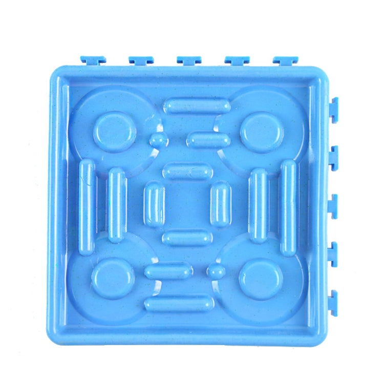 2 PCS Blue Dog Choking Prevention Slow Food Bowl Licking Combo Plate
