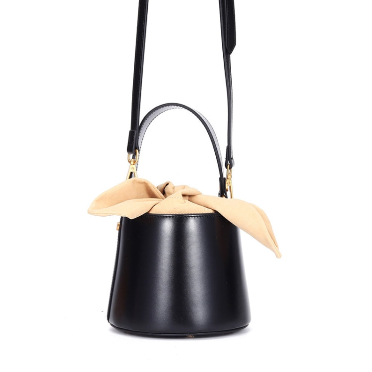 L9009 Bucket Bag Bow Knot Shoulder Messenger Lady Bag