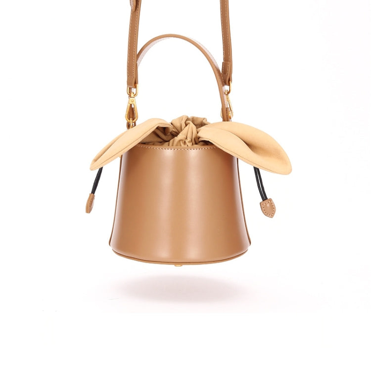 L9009 Bucket Bag Bow Knot Shoulder Messenger Lady Bag