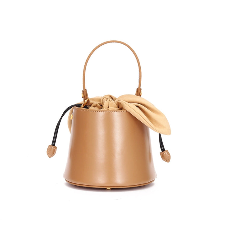 L9009 Bucket Bag Bow Knot Shoulder Messenger Lady Bag