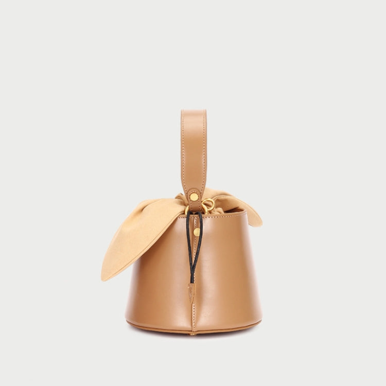 L9009 Bucket Bag Bow Knot Shoulder Messenger Lady Bag