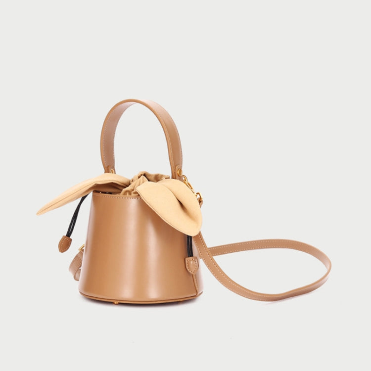 L9009 Bucket Bag Bow Knot Shoulder Messenger Lady Bag