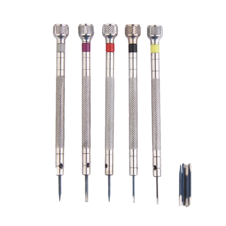 2 Sets Watch Repair Tools Glasses Computer Screwdrivers, Style: Black Bits