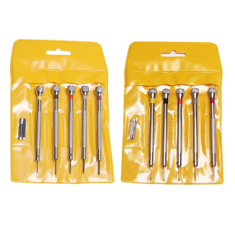 2 Sets Watch Repair Tools Glasses Computer Screwdrivers, Style: Black Bits