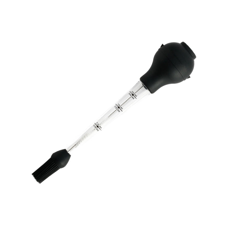 Silicone Turkey Seasoning Pump Barbecue Tool Dripping Seasoning Tube With Cleaning Brush