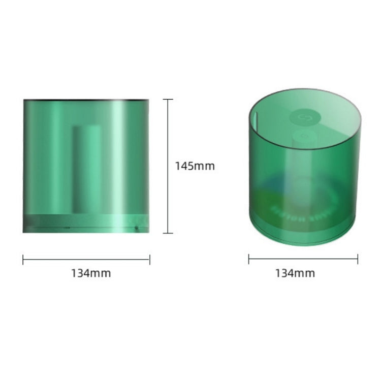 Bathroom Wall-Mounted Waterproof Roll Paper Tube Toilet Tissue Storage Box(Transparent Black)