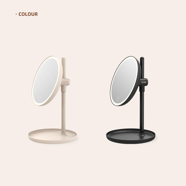 Lifting Makeup Mirror Desktop LED Light Desktop Portable Beauty Mirror