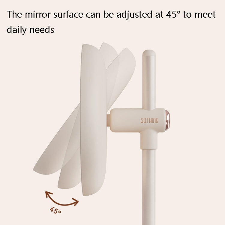Lifting Makeup Mirror Desktop LED Light Desktop Portable Beauty Mirror