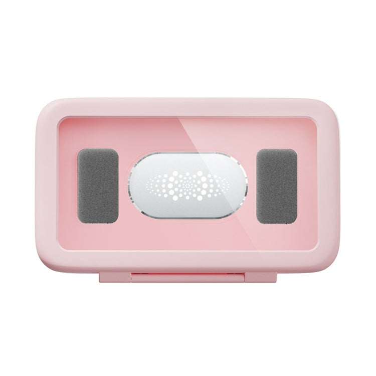 BZ-B33 Bathroom Wall-Mounted Waterproof Bracket 360-Degree Rotating Kitchen Bathroom Waterproof And Anti-Fog Mobile Phone Holder(Cherry Blossom powder)