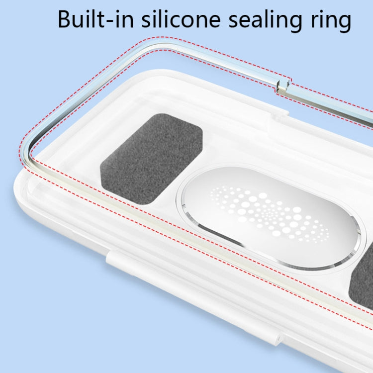 BZ-B33 Bathroom Wall-Mounted Waterproof Bracket 360-Degree Rotating Kitchen Bathroom Waterproof And Anti-Fog Mobile Phone Holder(Cherry Blossom powder)
