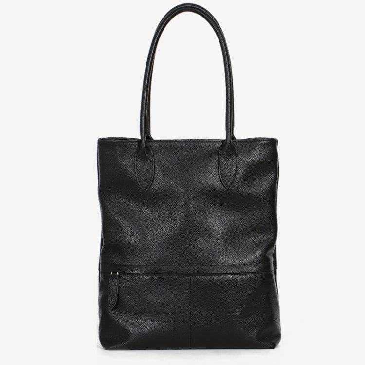 L9099-1 Large Capacity Women Bag One-Shoulder Portable Shopping Bag(Classic Black)