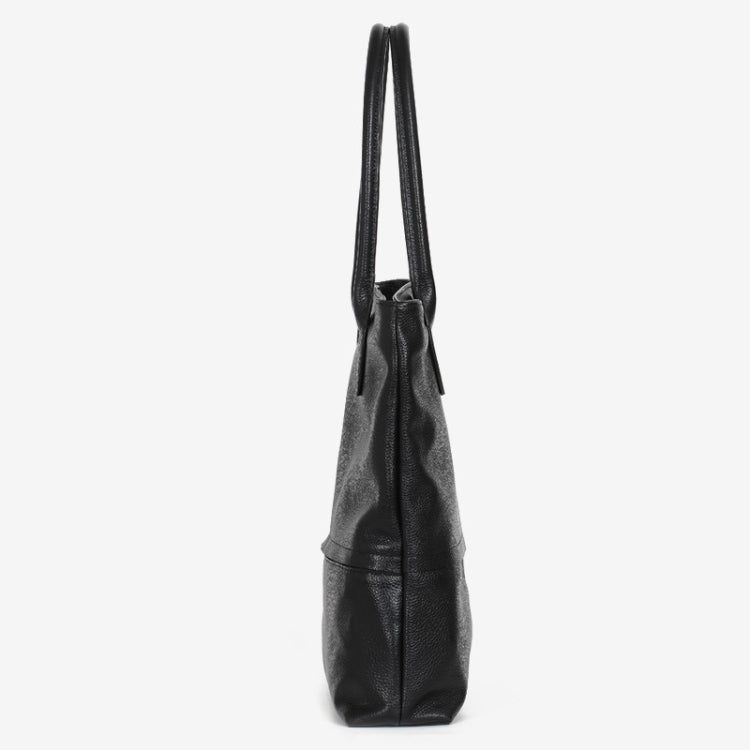 L9099-1 Large Capacity Women Bag One-Shoulder Portable Shopping Bag(Classic Black)