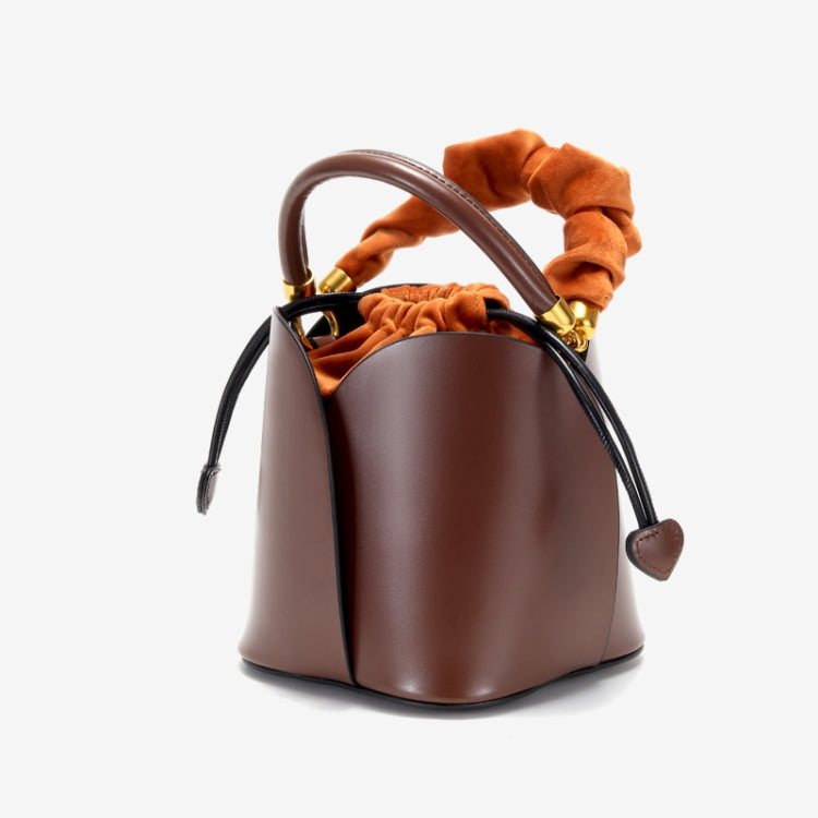 L2071 Mini Petal Portable Bucket Bag Messenger Shoulder Women Bag(Black)